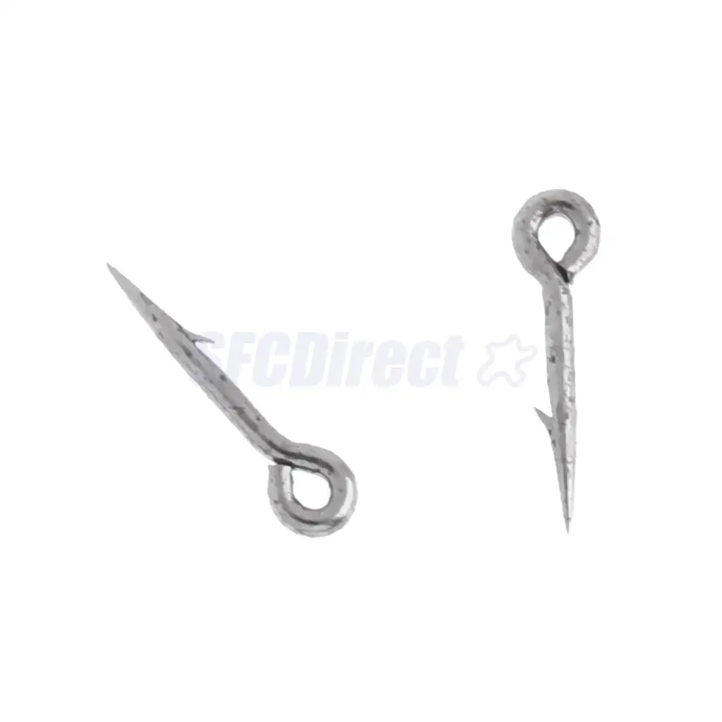 20Pcs High-carbon Steel Sea Fishing Worm Hooks Fishhook Straight Live Bait Lure Hooks, S M L