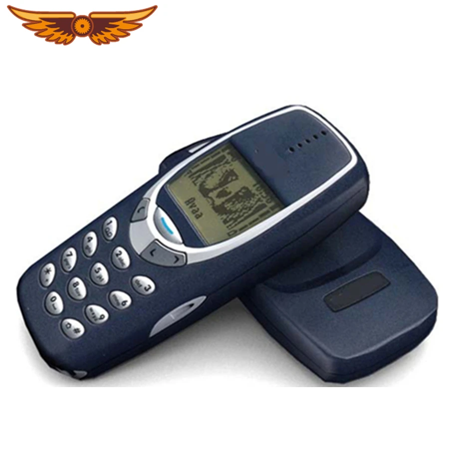 Разблокированный сотовый телефон Nokia 3310 2G GSM Поддержка русской и английской