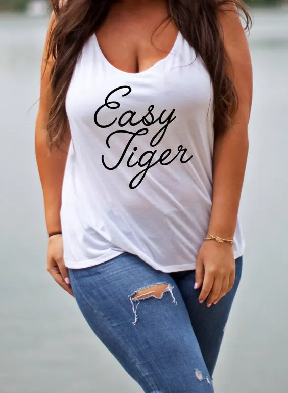 

Plus Size Clothes Letter Printed Tank Tops 2018 Summer Women Sleeveless Vest Loose Camisole Tank Beach Style Vest Tops T-shirts