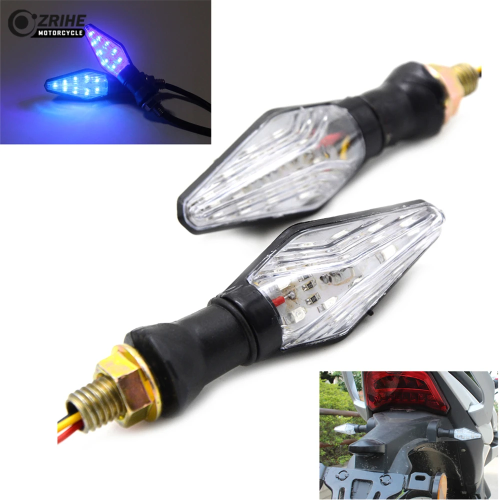 Unversal LED indicator lamp for kawasaki VERSYS 650cc VERSYS1000 VERSYS300X aprilia dorsoduro 750 motorcycle rear turn signals