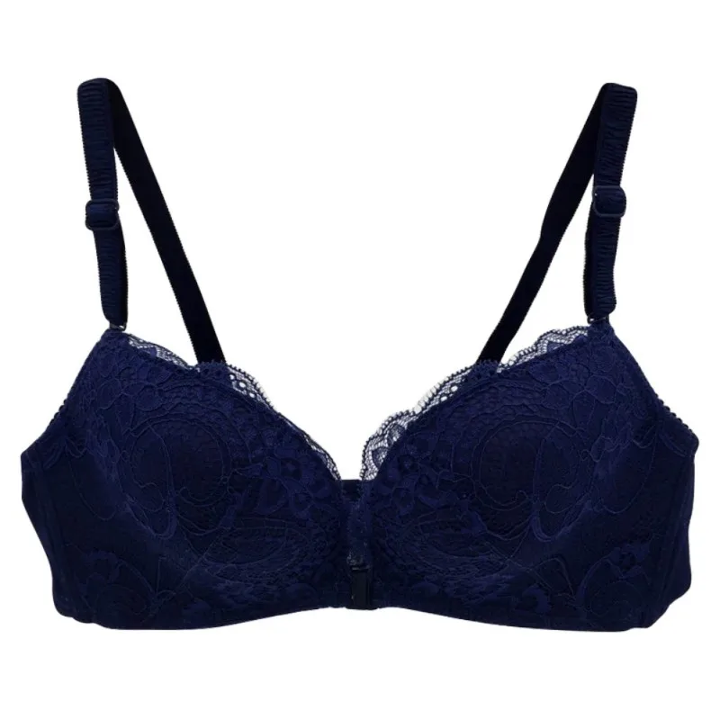 

Women Push Up Bras Elegant Solid Women Underwear Ladies Embroidery Flower Wedding Everyday Bras