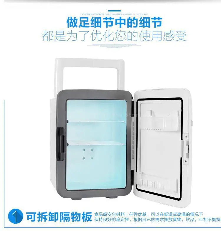 10л Мини Автомобильный холодильник охладитель Отопление двойного назначения 220