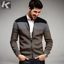 Autumn Mens Fashion Sweaters Patchwork Knitted Cardigan Knitting Brand Clothing Man’s Slim Knitwear Sweatercoats Tops