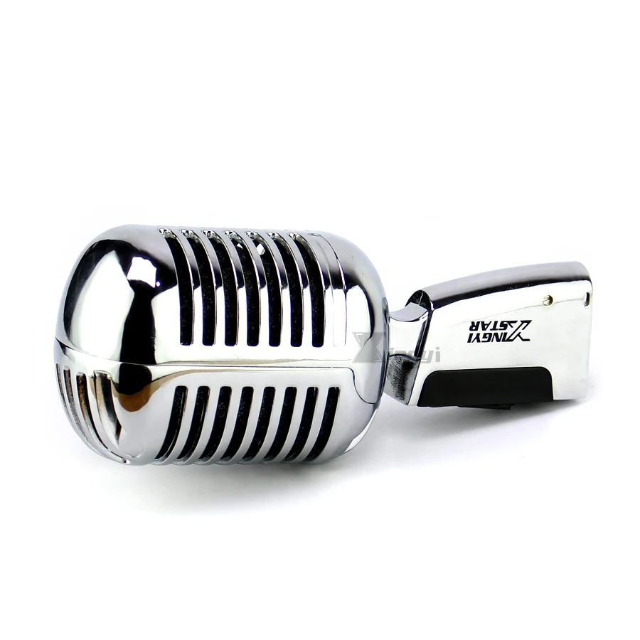 Deluxe Metal Professional Retro Vintage Dynamic Vocal Microphone for PC Karaoke Mixer Audio Studio Video KTV Sing DJ image 5
