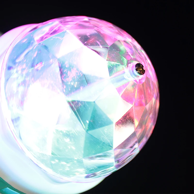 Lâmpadas Led e Tubos w e27 rgb led cristal Light Tipo : Led Rgb Bulb