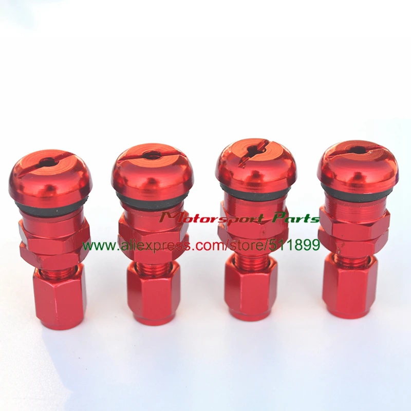 

Red Color High Quality Tireless Valve with Caps Vacuum Tire Valve