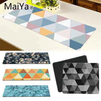 

Maiya High Quality Triangle Pattern Unique Desktop Pad Game Mousepad Free Shipping Large Mouse Pad Keyboards Mat