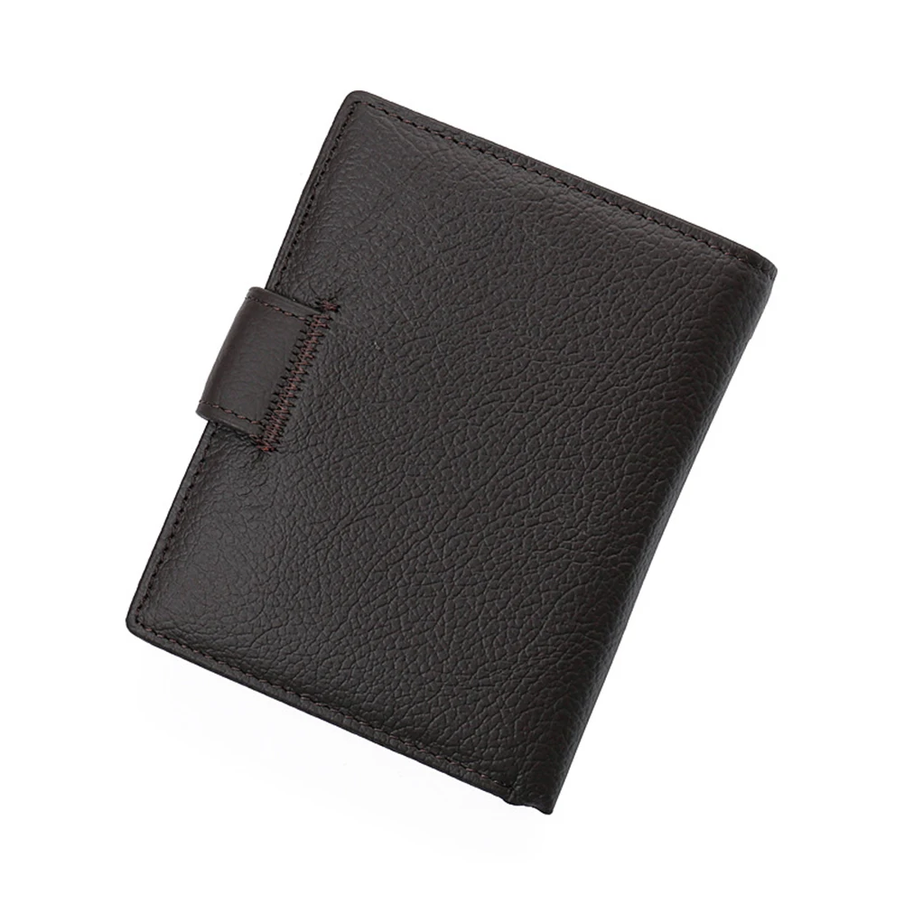 

NEW designe euro Genuine Leather Men Wallets Brand Male Cow Leather Wallet Black Small Purse Short ID Card Dollar Bill Wallet