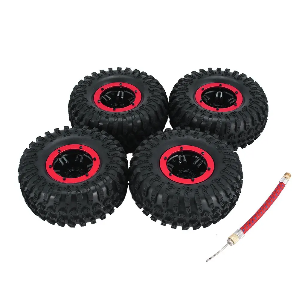 

AUSTAR AX 4pcs 128mm Inflatable Beadlock Metal Tyre Tire Wheel for RC Crawler Climbing Car Model HSP HPI Component Spare Parts