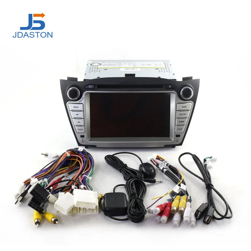 JDASTON Android 10 автомобильный dvd-плеер для hyundai IX35 TUCSON 2009-2013 Мультимедиа gps навигация 2 Din автомагнитола аудио стерео wifi