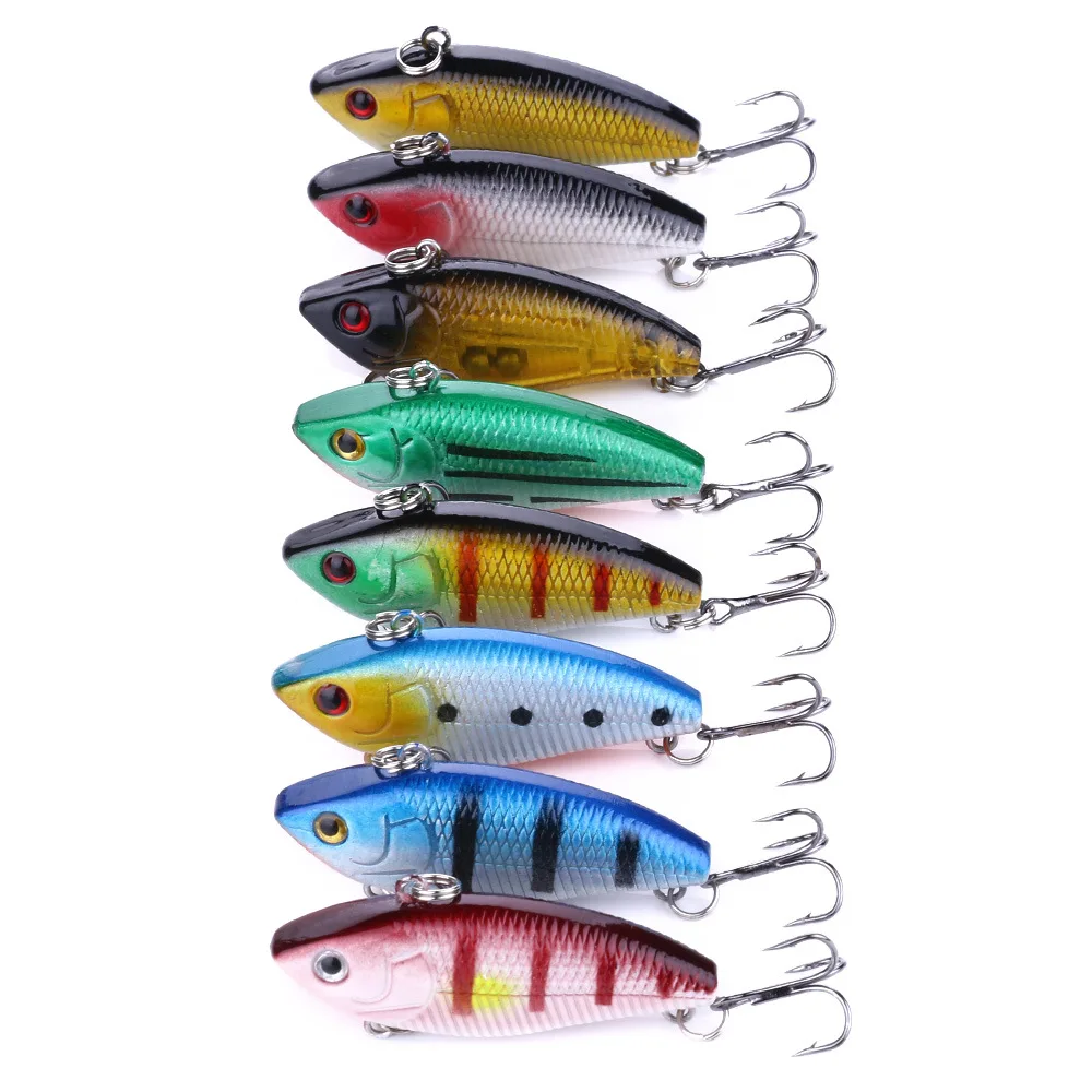 Chocalho Grupo Pesca Sinking Atração Vib Vibração Isca Misturado Artificial Pesqueiro Crankbaits Wobblers 52 Pcs 13 Iscas artificiais