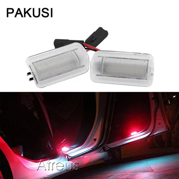 

PAKUSI Car Door Welcome Light For Toyota Camry Crown Prius For Lexus IS250 RX350 LS430 Accessories White+Red LED Courtesy Lamp