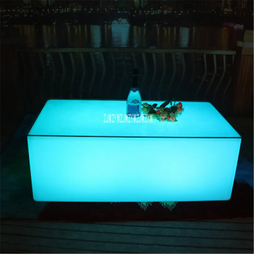 New Creative Colorful LED Bar Table KTV Coffee Table Remote Control Color Change 16-Color Led Light Bar Table 4400mAh 8-10 Hours