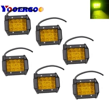 Luzes de Trabalho Led 36 w Led 12 v 24 v para Atv Faixas Tatra Mineração Fazenda Niva Uaz Kayar Levou 6000 k 9-32 v 4 polegada Levou Holofotes