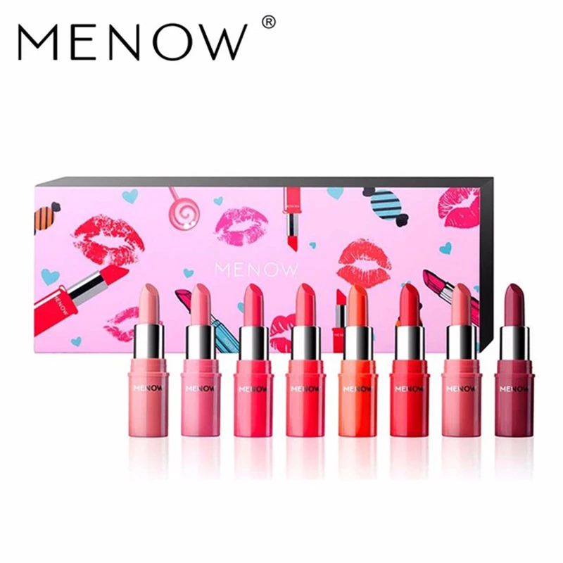 

High Quality 8pcs Lipstick Make Up Set Waterproof Lasting No Blooming Lip Gross Cosmetic Beauty For Women