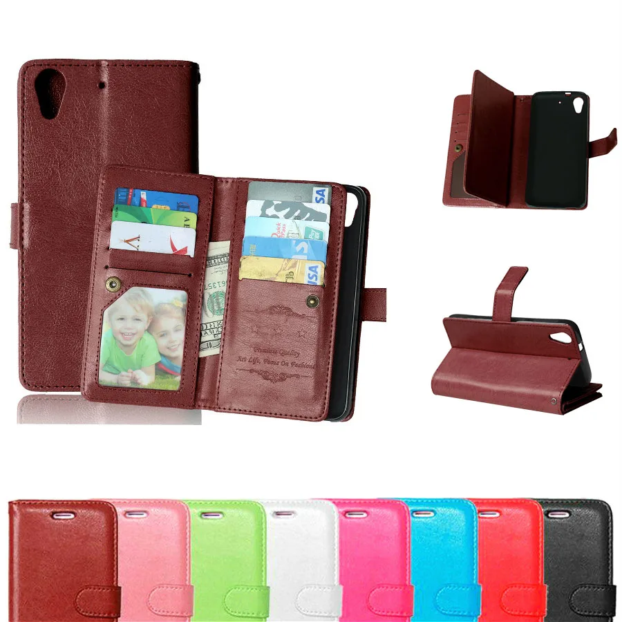 Colourful Luxury Flip Pu Leather Case For HTC Desire 626 Mobile Phone