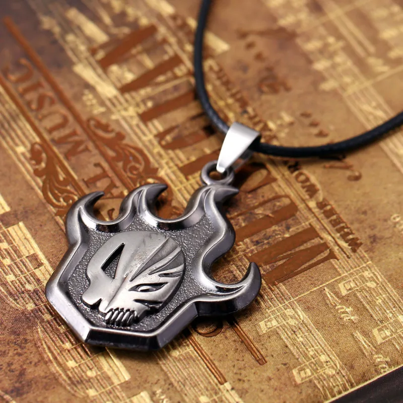 Новые японские ожерелья из аниме отбеливатель череп для мужчин Kurosaki Ichigo ожерелье