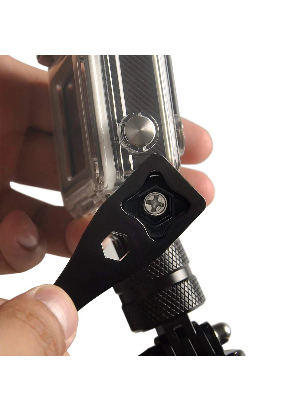 Aluminum 360 Degree Rotating Swivel Arm Holder Mount Adapter for GoPro Hero 7 6 5 4 SJCAM Camera Accessories (5)