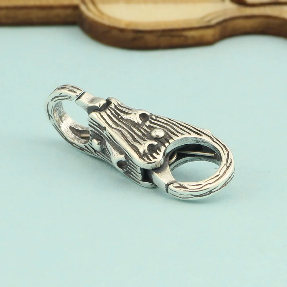 925 Sterling Silver Clasps And Endings Tree Lock Charm Beads Fit European Brand Troll Bracelet Jewelry For DIY Bracelet Making (3)