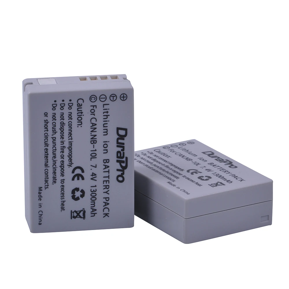 

2pc 7.4V NB-10L NB 10L NB10L Rechargeable Camera Battery for Canon G1X G15 G16 sx40hs sx50hs sx60hs SX40 SX50 SX60 HS Bateria