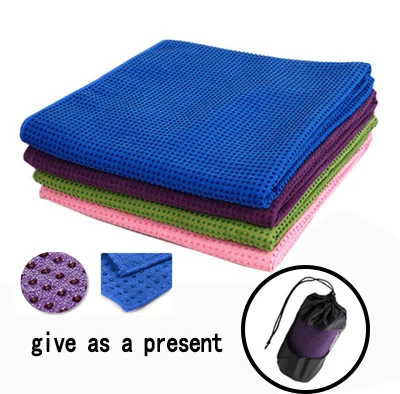 

Custom full color printed microfiber rubber fabric yoga towel