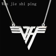 Edward Lodewijk Van Halen рок ожерелье из ленты подвески для мужчин женщин вентиляторы длинная цепь VH мужской женский кулон ожерелье ювелирные изделия