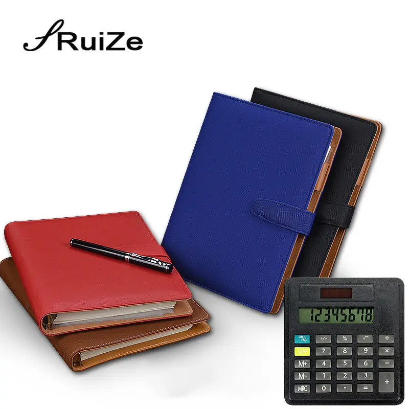 Buy RuiZe 2019 creative stationery leather notebook A5 spiral notebook with calculator 6 ring binder planner organizer office supply for only 21.99 USD Buy RuiZe 2019 creative stationery leather notebook A5 spiral notebook with calculator 6 ring binder planner organizer office supply for only 21.99 USD