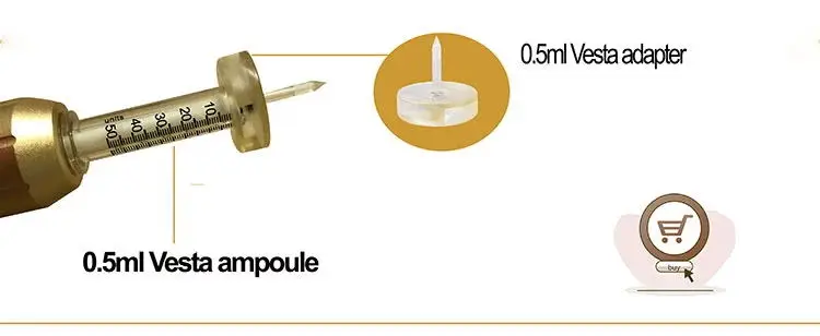 Vesta поворачивается гиалуроновой шприц-ручка мезоинжектор для подъема губ без иглы кожный наполнитель гиалуроновой шприц-ручка