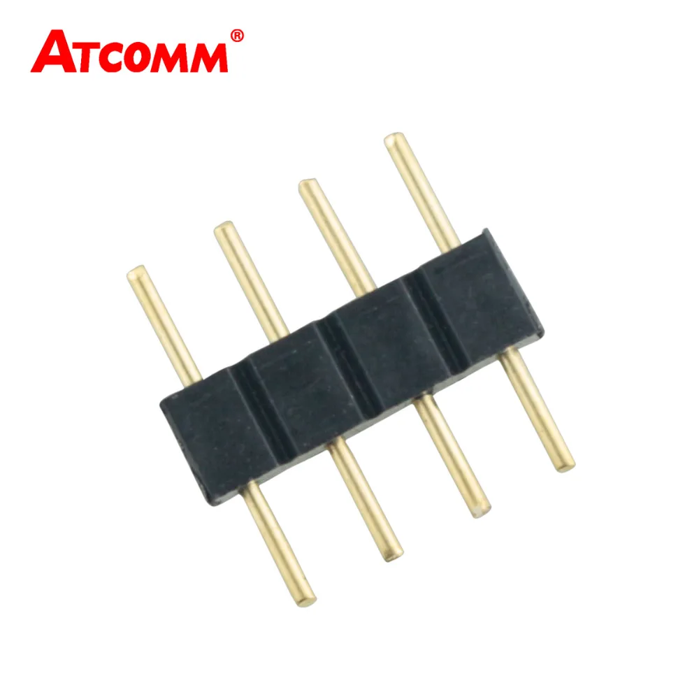Двойной 4 контактный игольчатый Штекерный RGB разъем подходит для SMD 5050 3528