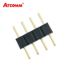 Double 4 Pin Needle Male RGB Connector Apply to SMD 5050 3528 RGB LED Strip Light Tape Light 10pcs/Lot