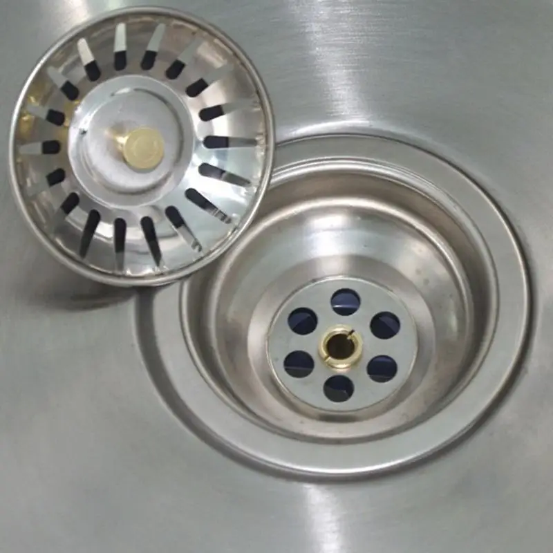 

Stainless Steel Kitchen Sink Stopper Plug for Bath Drain Drainer Strainer Basin Water Rubber Sink Filter Cover Sinkhole