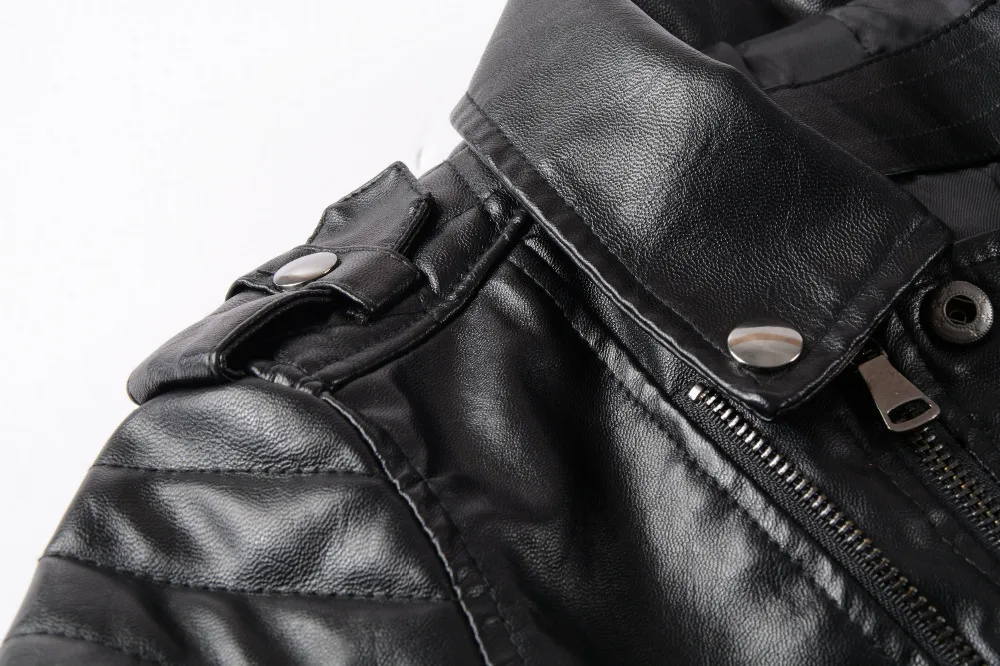 2020 New Fashion Women Soft Faux Leather PU Jackets and Coats Lady Motorcyle Zippers Biker Black Spliced Street Outerwear