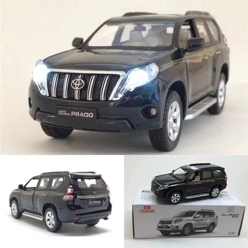 1:32 TOYOTA LAND CRUISER PRADO металлический сплав Модель автомобиля игрушки с вытягиванием модель автомобиля