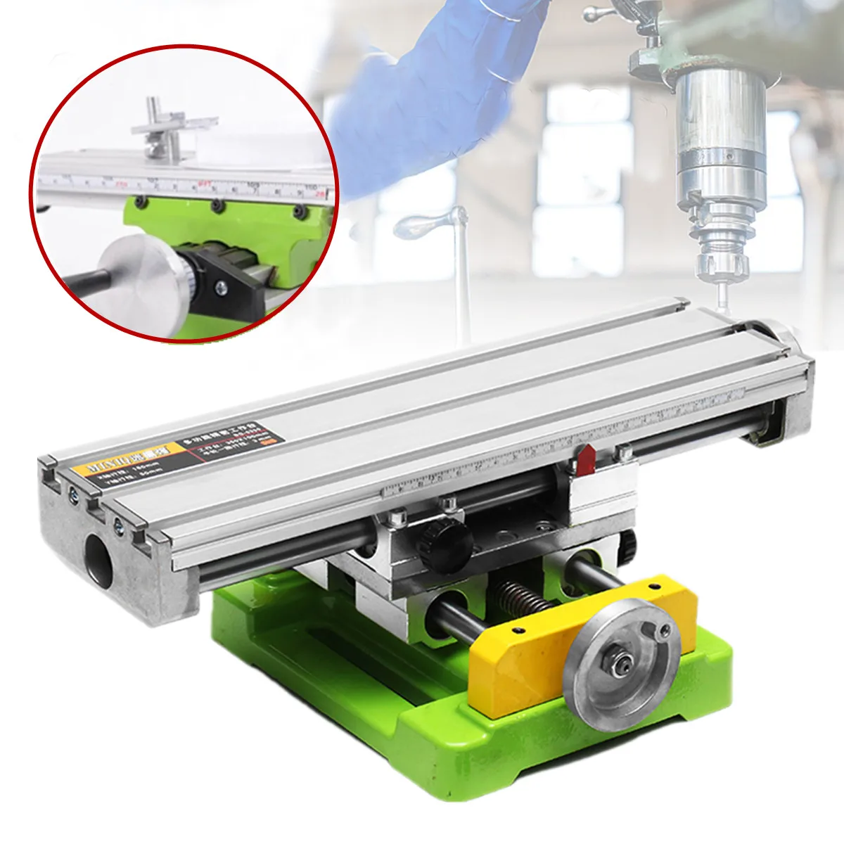 

Miniature Precision Multifunction Milling Machine Bench Drill Vise Fixture worktable X Y-axis adjustment Coordinate Table