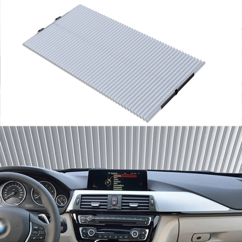 

1pcs Auto Upgraded Sunblock Pad Adjustable Sunblock Elastic Portable Sunscreen Sunshade Visor for Car Use