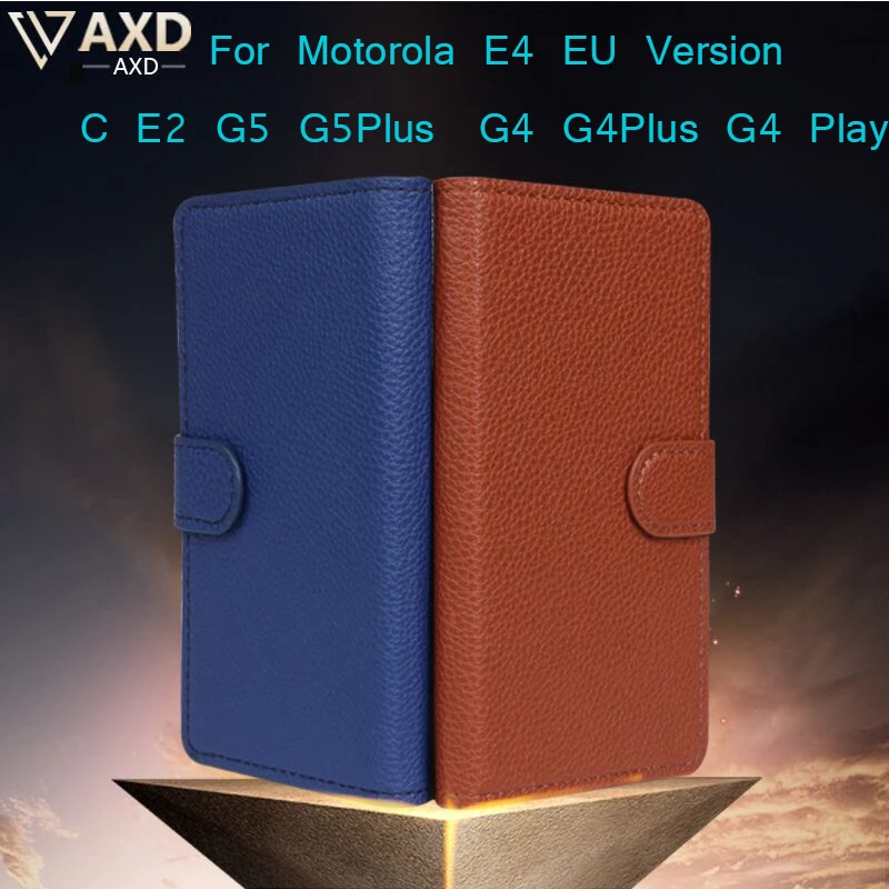 

Phone coque For Motorola Moto C XT1750 E2 E4 EU Version E 2nd 4th G4 G5 Plus Play Case PU Leather Flip Stand Case Cover Coque