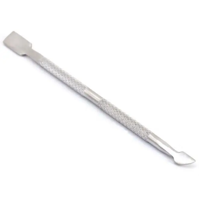Empurrador de Cutícula Removedor de Calos Ferramenta da Arte do Unha para o Salão de Manicure Dual Purpose Metal Unha Trimmer Como Polonês Atacado 7 High Quality Beleza e saúde
