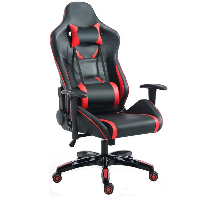 Giantex Gaming Chair High Back Racing Recliner Office With Giantex Gaming Chair High Back Racing Recliner Office With Lumbar Support Headrest Ergonomic Computer