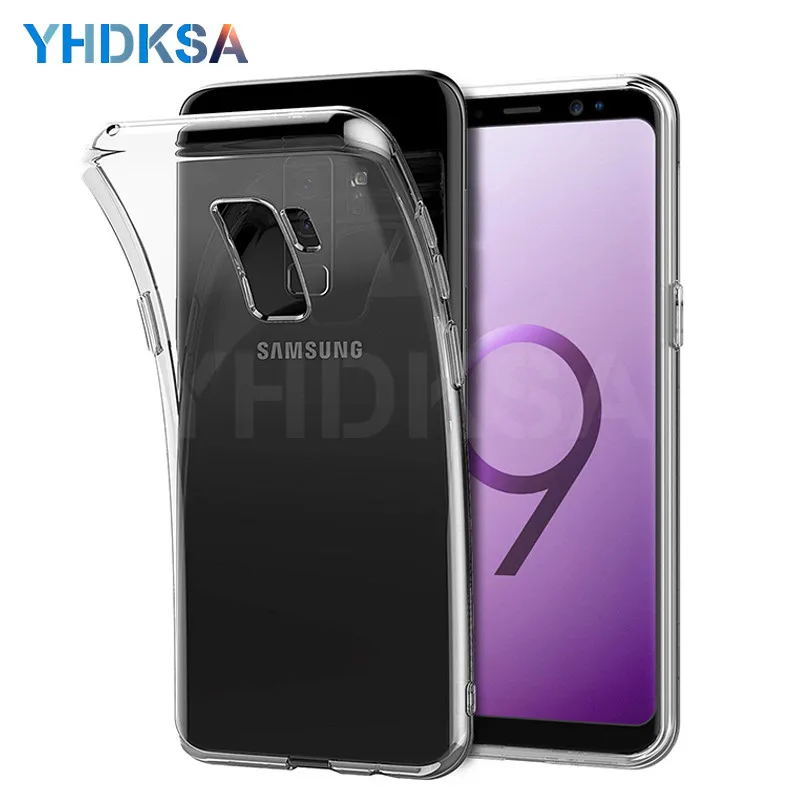 

Phone Case For Samsung Galaxy S10 S9 S8 Plus S10e S7 Edge Note 8 9 A6 A8 Plus 2018 Soft Transparent Silicone Clear Cases Cover