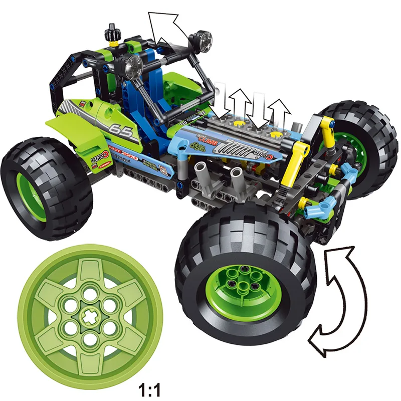Новая техника, серия совместимых технологий, внедорожник, внедорожник, модель внедорожника, строительные блоки, наборы, DIY Кирпичи, дизайнерские игрушки для детей, подарок для мальчиков