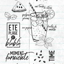 Французский прозрачный штамп для скрапбукинга/изготовления карт c524