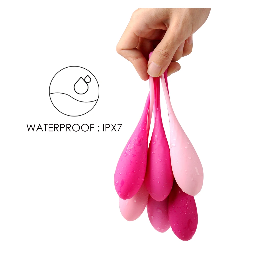  5Pcs/set Geisha Ball Smart Ball Kegel Balls Ben Wa Ball VaginaTighten Exercise Machine Vibrators Va