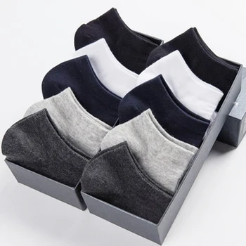 

Summer Thin Section High Quality Men Boat Short Socks White 10 Pairs Brand Business Leisure No Show Crew Socks 100 Cotton
