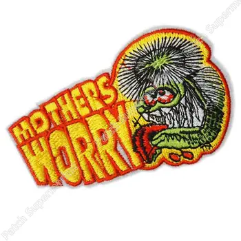 

3.3" BIG DADDY ROTH RAT FINK MOTHERS WORRY HOT ROD PATCH ROCKABILLY BIKER PATCH Embroidered Iron On Motorcycle Biker Vest Badge