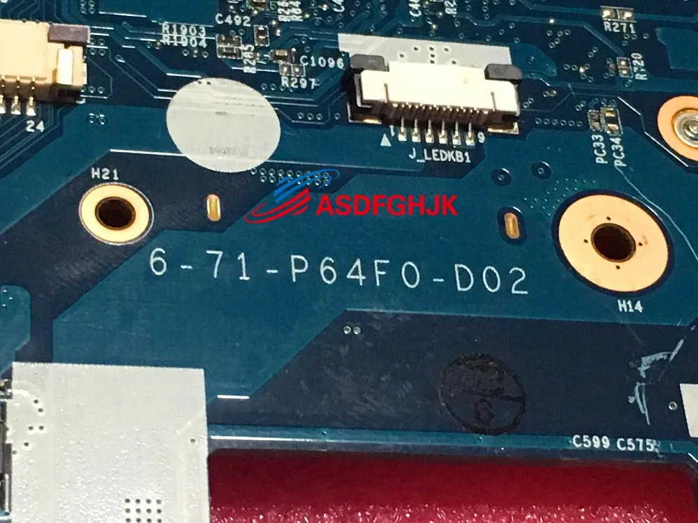   Original FOR Clevo P640HJ P641HJ P640HK1 P641HK1 P640HJ LAPTOP MOTHERBOARD 6-77-P640RF00-D02 6-71-P65F0-D02 100% TESED OK