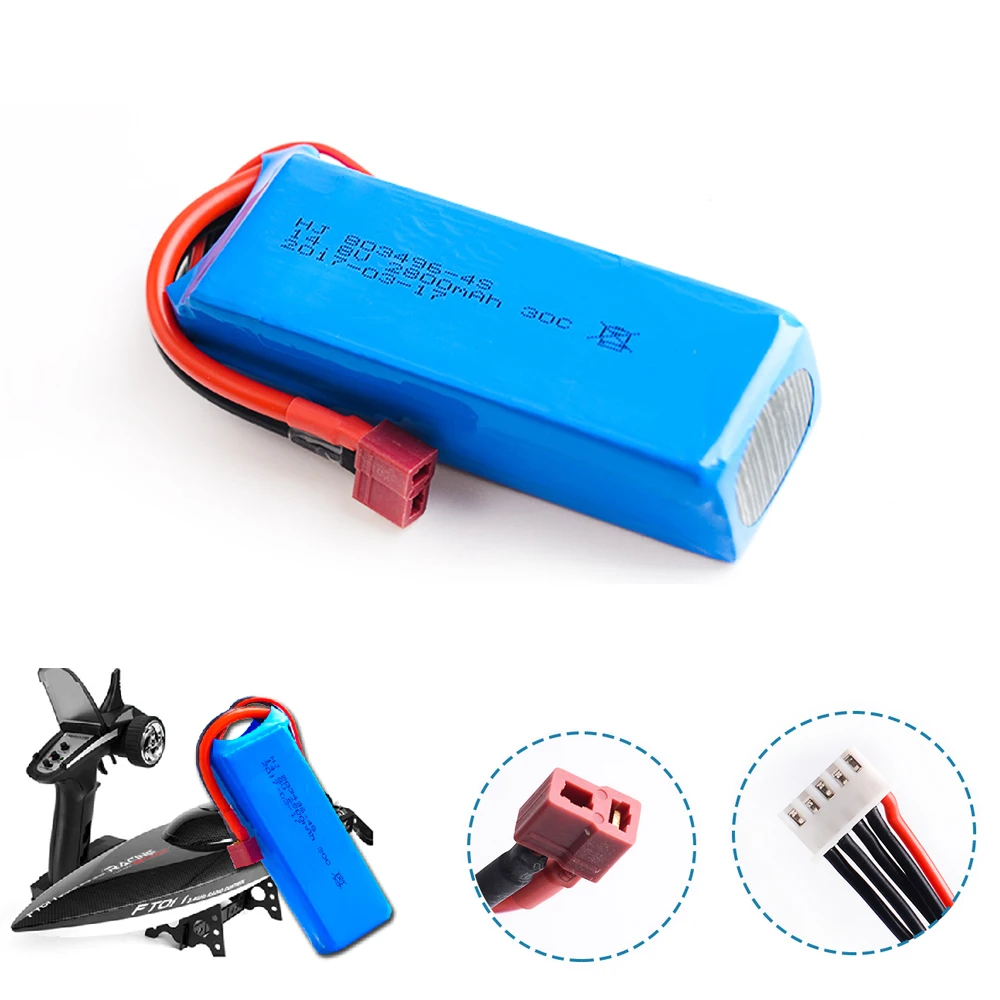 1 шт. RC Lipo Battery 14 8 V 2800mah 30C для FT010 FT011 лодки вертолета квадрокоптера | Игрушки и хобби