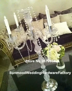 

clear acrylic plastics cylinder vase tall candle flower holder decoration vase for wedding table