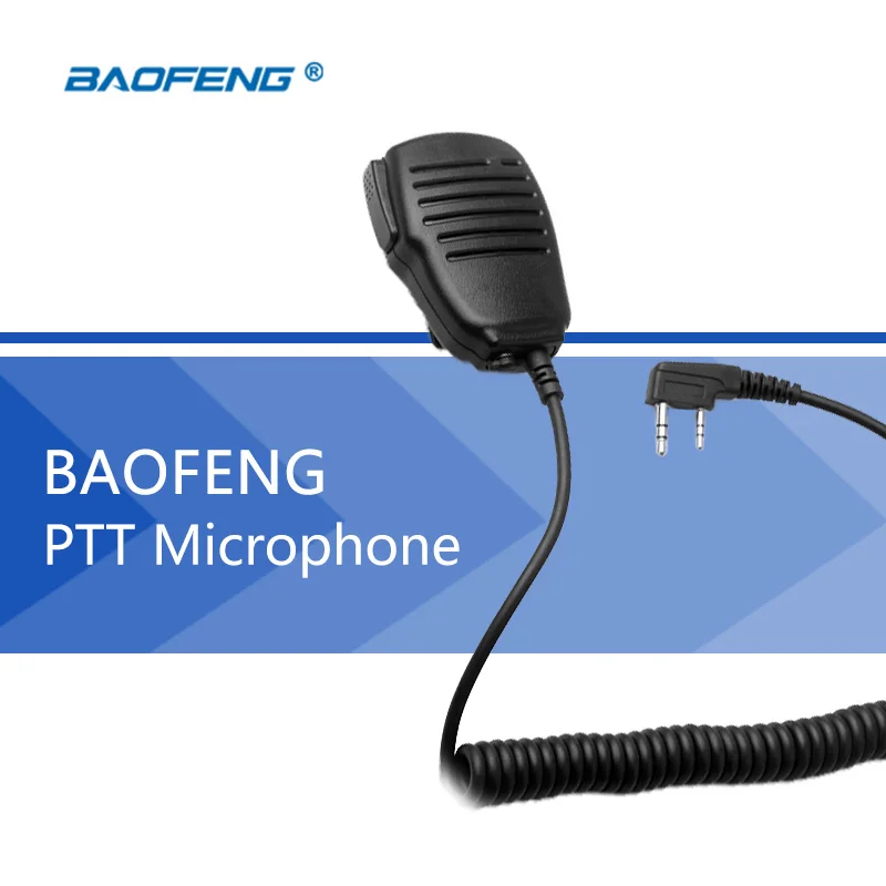 bilder für Baofeng handheld mikrofon mit ptt-taste 2 pin mic lautsprecher zweiwegradio bf-888s uv-5r walkie talkie zubehör bilder für Baofeng handheld mikrofon mit ptt-taste 2 pin mic lautsprecher zweiwegradio bf-888s uv-5r walkie talkie zubehör