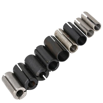 

9Pcs/Set Conversion Chuck Cnc Router Bit Tool Milling Cutter Adapter Collet Engraving Tool Woodworking Cutter Tool