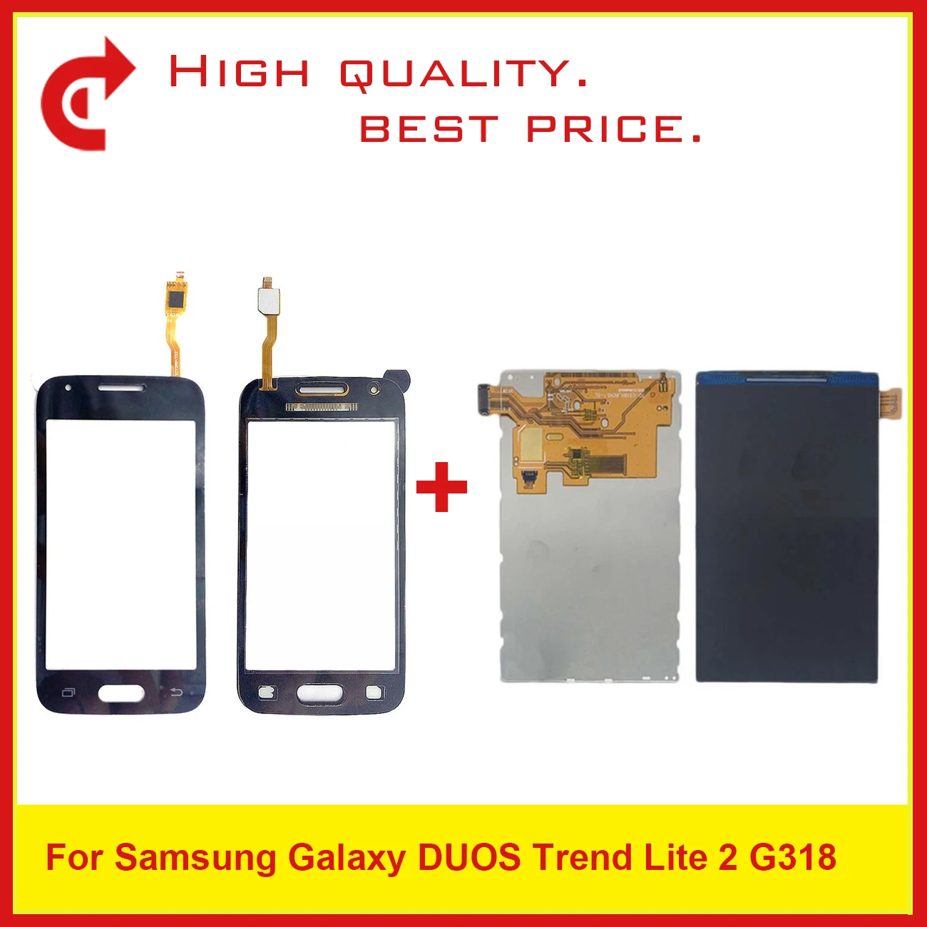 ЖК-дисплей 4 0 дюйма для Samsung Galaxy DUOS Trend Lite 2 G318 G318H с сенсорным экраном и